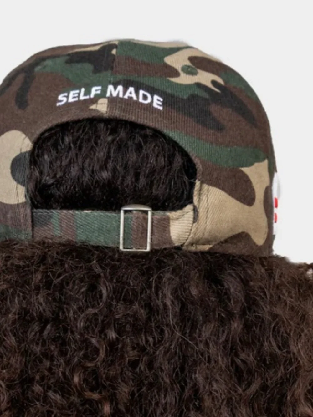Camouflage Snapback Hat with Neon 'Stript' Embroidery - STRIPT CAMO HAT - Picture 3 of 8